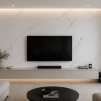 PVC Mármol Blanco 1,22 x 2,44mts x 3mm